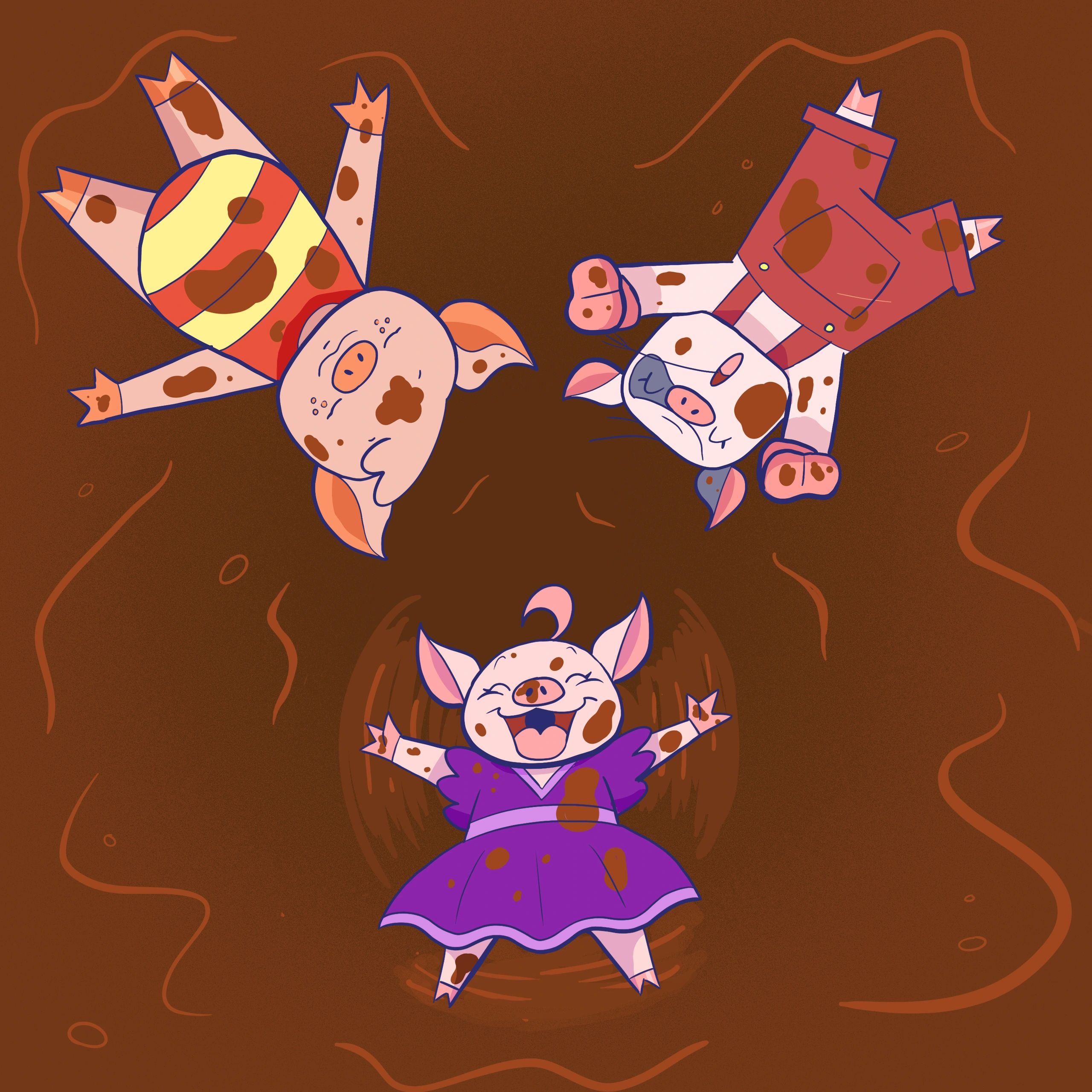 Illustration from Priscilla the Pig.